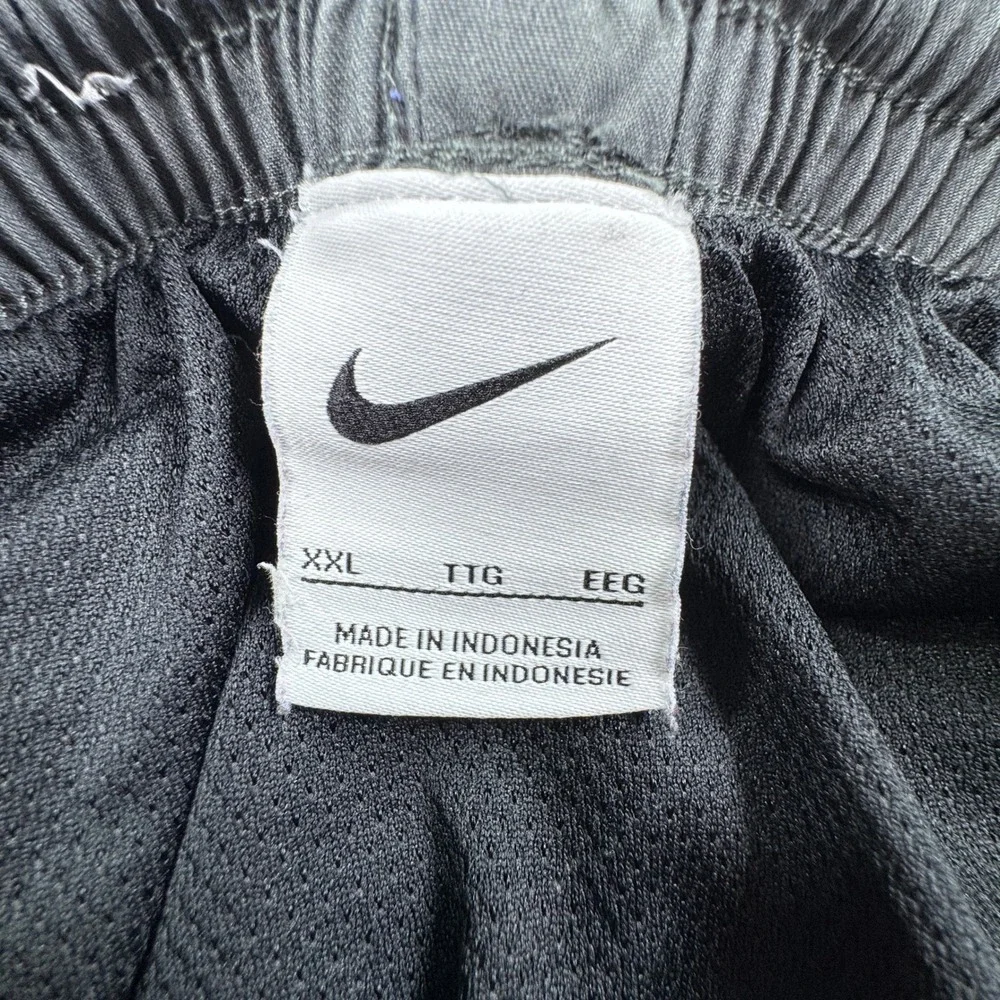 Nike Mens Shorts Athletic Running Training Black Grey‎ XXL Drawstring Mesh Lined